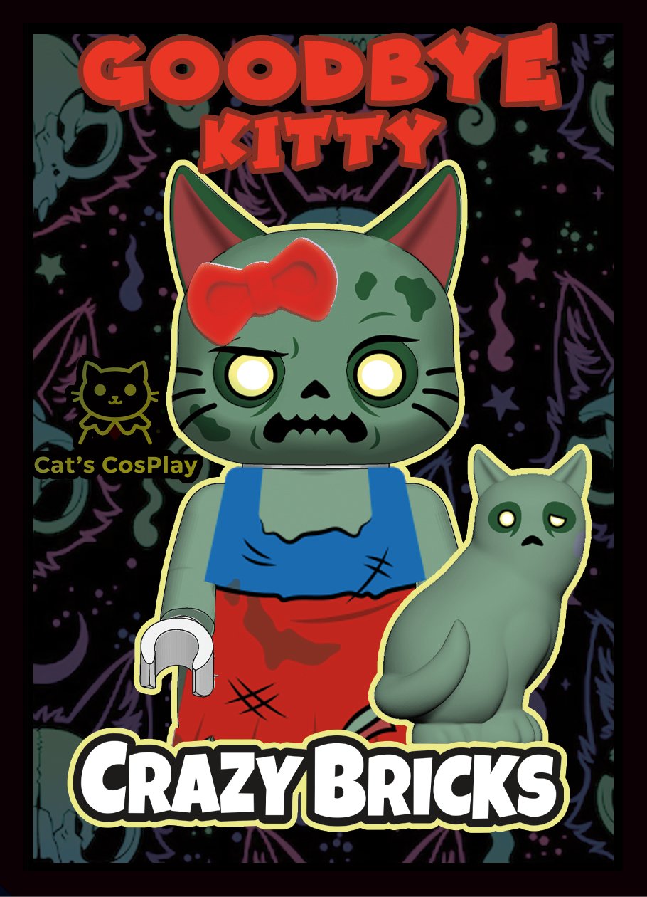 GOODBYE KITTY - Limited Edition Minifig | Crazy Bricks